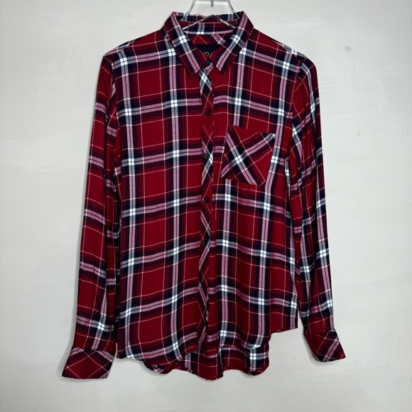 Rails Hunter Crimson/Navy Long-Sleeve Button Up - Picture 10 of 10